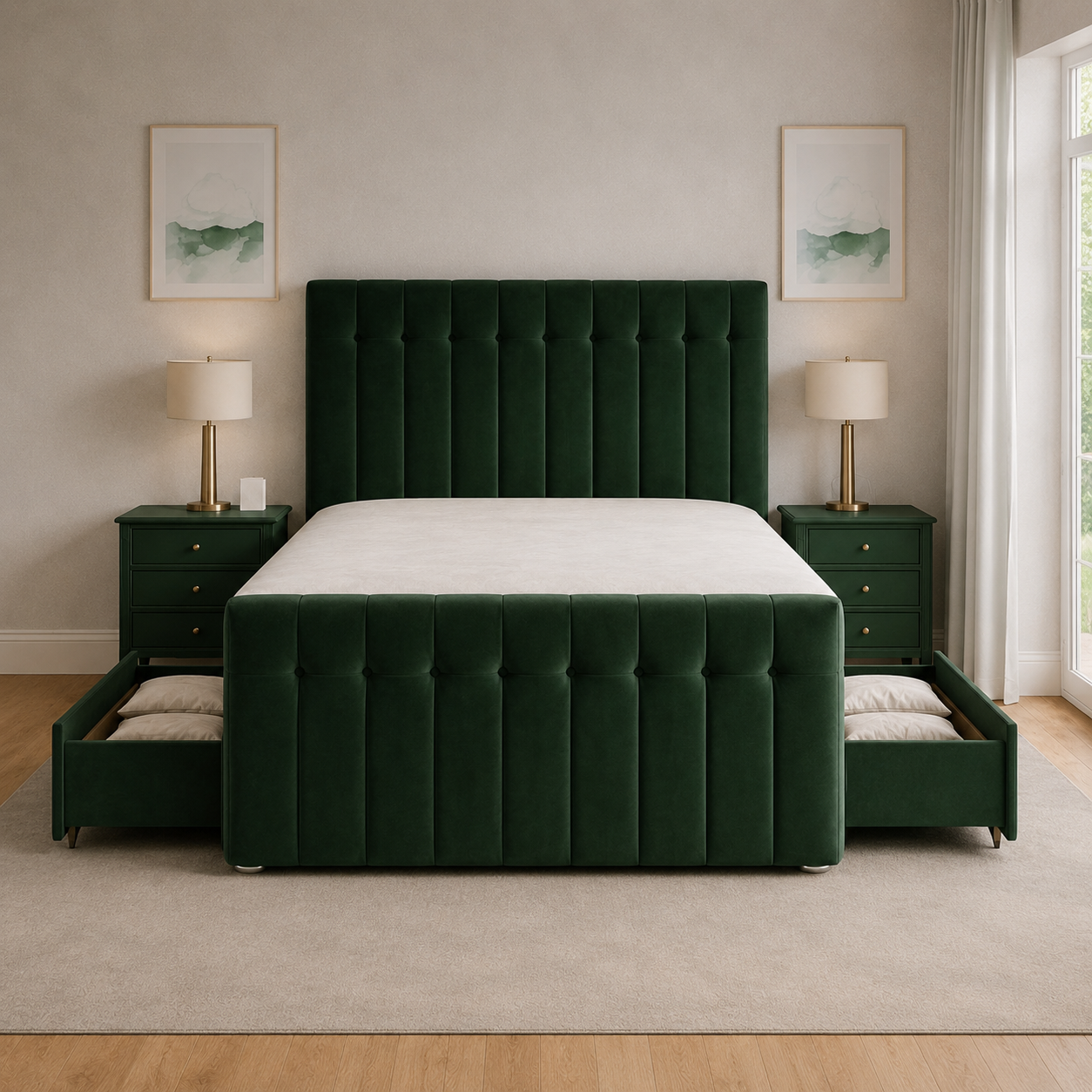 Green Naples,Green Plush velvet