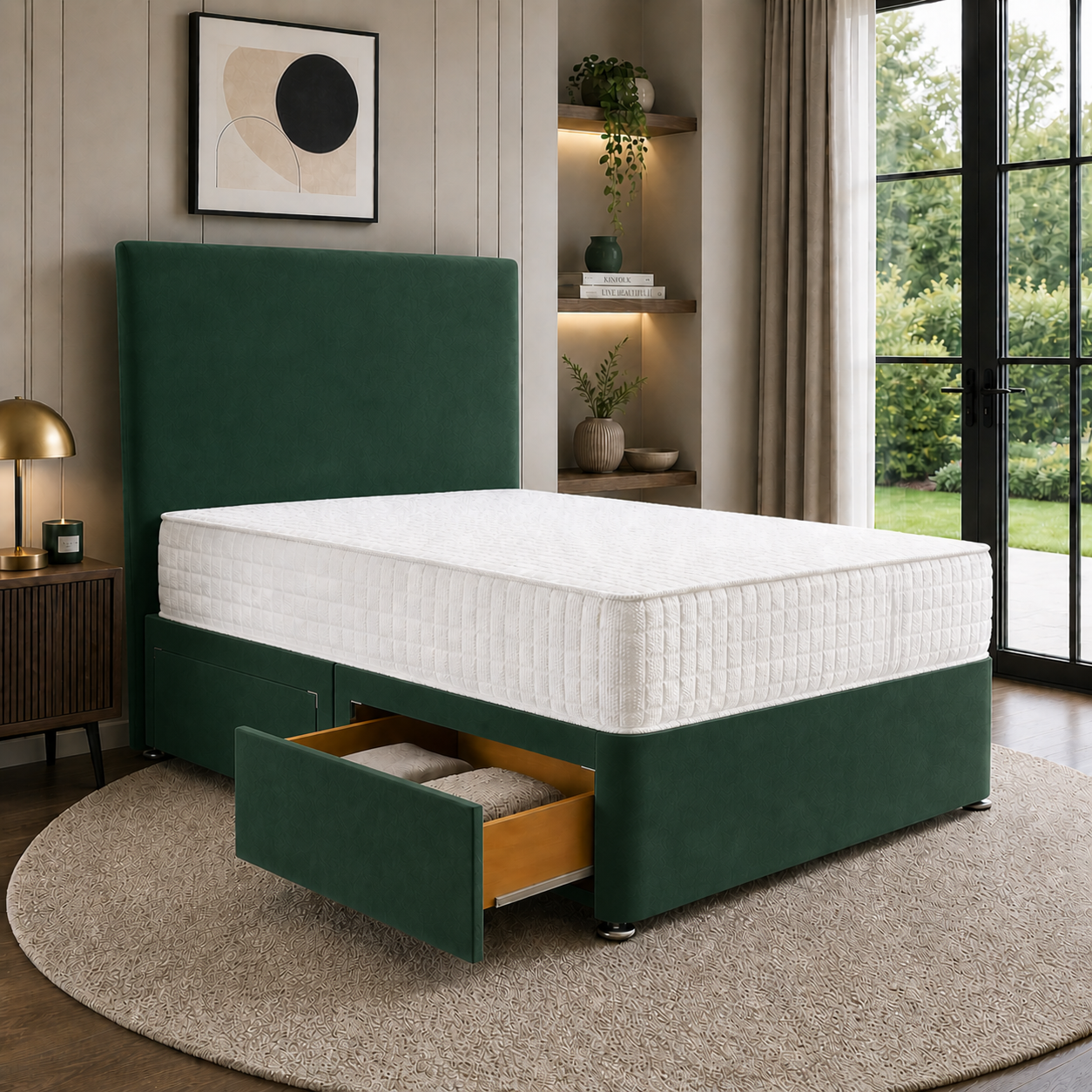 Green Naples,Green Plush velvet